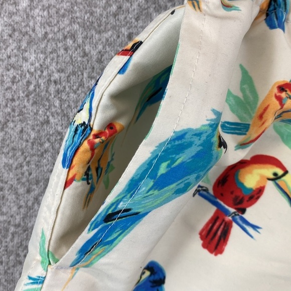 Chubbies gym swim unlined mens shorts L reversible USA pull on quick dry parrots - Picture 8 of 11